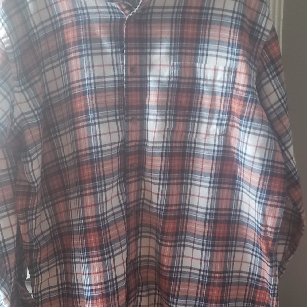 Men's long sleeve Izod flannel shirt
